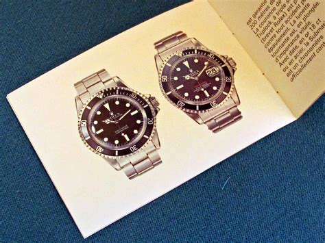 rolex booklet|Rolex submariner booklet.